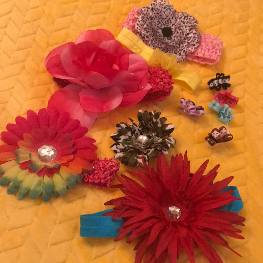 Toddlers hair bow bundle